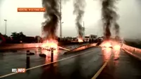Blocage des voies routières dans la région de Liège par des manifestants