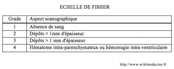 Echelle de Fisher