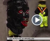 Le joyeux cortège des Noirauds dans les rues de Bruxelles