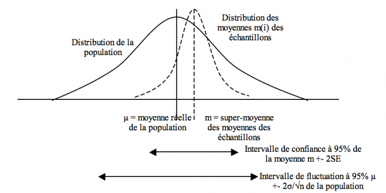 Distributions et précision de la moyenne